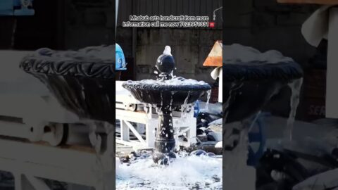 black stone fountain ⛲ #fountain #artandcraft #artandcraft #travel #smartartandcrafts #artandcraf