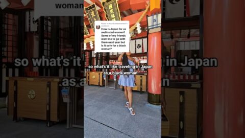 what's it like traveling while black in Japan? #travel #japanesetravel