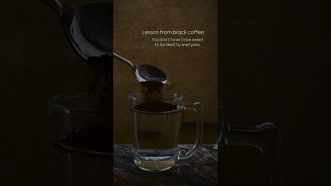 Lesson from black coffee 🤍 #coffee #trending #nature #viral #travel #quotes #calm #calmmusic #fyp